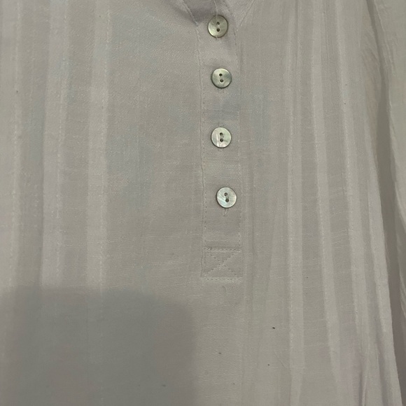 Gauze Zac & Rachel Woman’s White Button-Up Top 2X - Picture 2 of 5